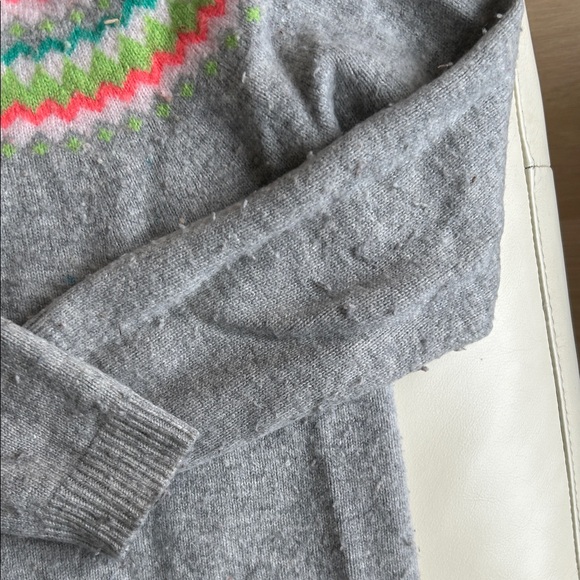 Jacadi Dark Blue Sweater with Pink and Red Heart Design and Grey Sweater - Picture 8 of 15